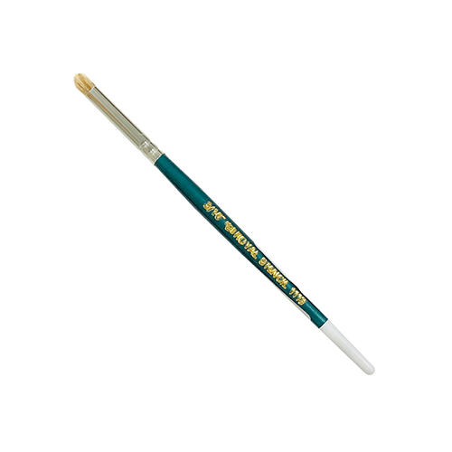 Royal Langnickel White Bristle Stencil Brush - Domed 3/16"